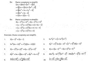 Factoring Distributive Property Worksheet Answers together with Math Worksheetsactor Worksheetactoring Trinomialsree Polynomials