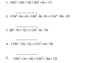 Factoring Polynomials Worksheet with Answers Algebra 2 with 18 Best Worksheets Images On Pinterest