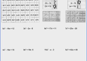 Factoring Practice Worksheet and Algebra 2 Factoring Worksheet