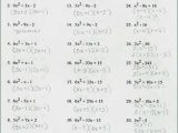 Factoring Quadratics Worksheet Answers as Well as Factor by Grouping Worksheet