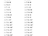 Factoring Quadratics Worksheet as Well as 10 Awesome Graph Factoring Trinomials with Leading