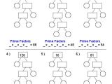 Factoring Special Cases Worksheet Also Prime Factorization Trees Factors Worksheets Use for Homework or In