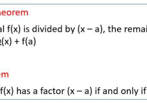 Factoring Special Cases Worksheet Also Remainder theorem solutions Examples Videos