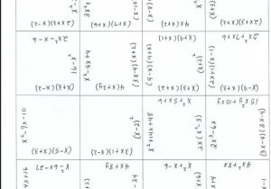 Factoring Trinomials with Leading Coefficient Worksheet or 60 Best Factoring and Quadratics Images On Pinterest