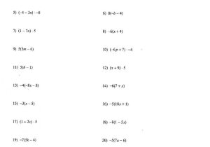 Factoring Using the Distributive Property Worksheet Answers Along with Distributive Property Bining Like Terms Worksheet