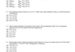 Factors Affecting solubility Worksheet Answers or soluble and Insoluble 1 Abhinav
