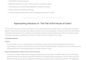 Fall Of the House Of Usher Worksheet Answers or the Fall the House Usher Worksheet Answers Choice Image