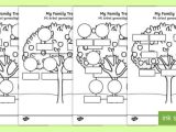 Family Tree Worksheet as Well as My Family Tree Worksheet Activity Sheets English Spanish