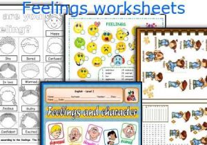 Feelings and Emotions Worksheets Pdf Also English Teaching Worksheets Feelings