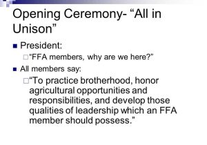 Ffa Officer Duties Worksheet and Objective 1 01 Examine Leadership Opportunities to the