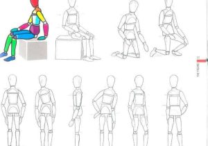 Figure Drawing Proportions Worksheet or Practise Drawing Poses From A Mannequin Observing How the 11 Body
