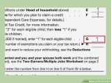 Filing Your Taxes Worksheet Answers with How to Fill Out A W‐4 with Wikihow