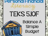 Financial Literacy Worksheets and 45 Best Math Financial Literacy Images On Pinterest
