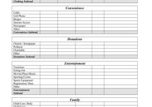 Financial Worksheet Template or Financial Bud Spreadsheet Template forolab4