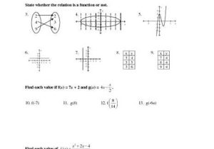 Find the Domain Of A Function Worksheet with Answers or Chapter 2 1 Worksheet Relations and Functions Kidz Activities