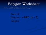 Find the Interior Angle Sum for Each Polygon Worksheet or How Do You Find the Sum Of Interior Angles Bing Images