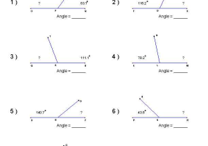 Find the Missing Angle Measure Worksheet as Well as Grade 6 Math Geometry Worksheets Best Maths Geometry Worksheets