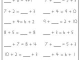 Finding the Missing Number In An Equation Worksheets Also Algebra Missing Numbers Addition 0109 Variables 001 Pin Number