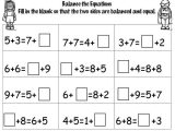 Finding the Missing Number In An Equation Worksheets and 26 Best Math Balancing Equations Missing Addend Images On Pinterest