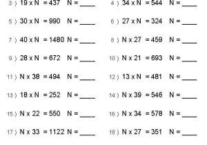 Finding the Missing Number In An Equation Worksheets with 1218 Best Maths Number Secondary School Images On Pinterest