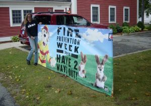 Fire Safety Worksheets Also Fire Prevention Week Banner In Barnstable Village On Cape Cod