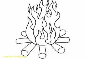 Fire Safety Worksheets Pdf with Campfire Coloring Page with Scary Campfire Stories Coloring