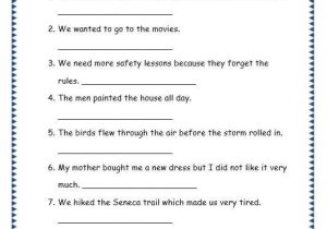 Fix the Sentence Worksheets and Grade 3 Grammar topic 36 Sentence Structure Worksheets