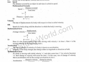 Force and Motion Worksheets Pdf Also Velocity and Acceleration Worksheet Awesome Kips 9th Class