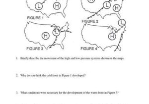 Forecasting Weather Map Worksheet 1 Answers Also Worksheets Wallpapers 50 Inspirational forecasting Weather Map