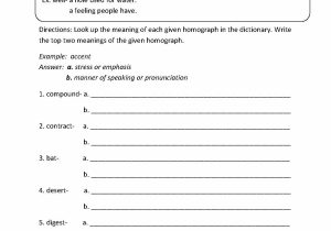 Form W 4 Worksheet Along with 14 Beautiful Homonyms Worksheets