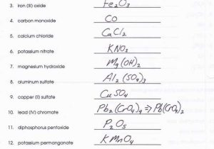 Formulas and Nomenclature Binary Ionic Compounds Worksheet Answers or Lovely Naming Ionic Pounds Worksheet Best Naming Rules