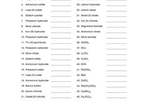 Formulas with Polyatomic Ions Worksheet Answers Also Covalent Pounds Worksheet formula Writing and Naming Key Luxury