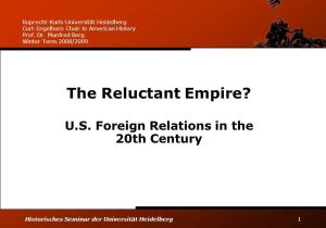 Foundations Of American foreign Policy Worksheet as Well as the Reluctant Empire U S foreign Relations In the 20th Century