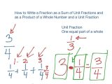 Fraction Decimal Percent Worksheet Along with Write the Fraction as A Sum Unit Fractionswritings and Pa