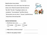 Free 1st Grade Comprehension Worksheets Along with Reading Prehension for 2nd Grade Free Worksheets and Excel Free