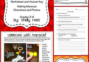 Free 1st Grade Comprehension Worksheets with Cinco De Mayo Free Informational Text Passage for Grades 3 6
