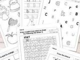 Free Alphabet Worksheets as Well as Alphabet Worksheets Tracing Identifying Letters and More