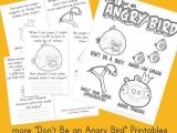Free Anger Management Worksheets or More "don T Be An Angry Bird" Printables