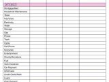 Free Budget Worksheet or Free Monthly Bud Template