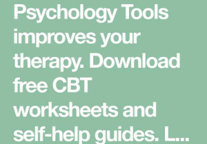 Free Cbt Worksheets and Psychology tools Improves Your therapy Download Free Cbt Worksheets