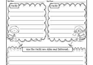 Free Compare and Contrast Worksheets for Kindergarten together with 99 Best Ri 3 9 Paired Passages Pare Contrast Important Points