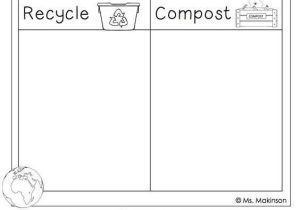 Free Cutting Worksheets Along with Free Earth Day Printables Recycling and Post Cut and Paste