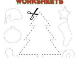 Free Cutting Worksheets and 10 Printable Christmas Shapes Cutting Worksheets