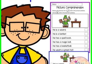 Free Dyslexia Worksheets as Well as Free Picture Prehension Cards and Worksheets there are 4 Cards