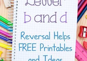 Free Dyslexia Worksheets or Letter B and D Reversal Helps Free Printables and Ideas