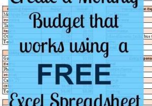 Free Monthly Budget Worksheet Along with Create A Monthly Bud that Works Using A Free Excel Spreadsheet