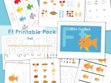 Free Name Tracing Worksheets for Preschool with Ff – Fish Printable Pack