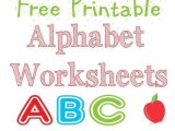 Free Printable Alphabet Worksheets and Alphabet Worksheets Free Kids Printable