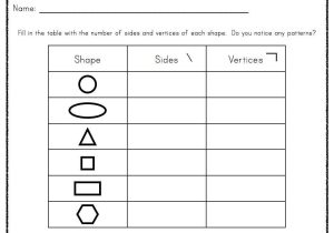 Free Printable Home organization Worksheets with Kindergarten Shapes and Sides Worksheets Kiddo Shelter Shape