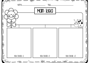 Free Printable Main Idea Worksheets Along with First Grade Main Idea Key Details Teaching
